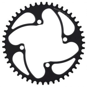 Couronne Rennen 4 Vis - Non Filetée - Black Denture:38T