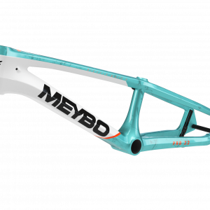 Cadre Meybo HSX Carbon 2026 - Matte White/Orange/Teal - Cruiser 22